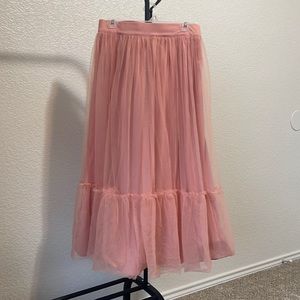 Pink tool TCEC skirt. Fully lined. Side zip